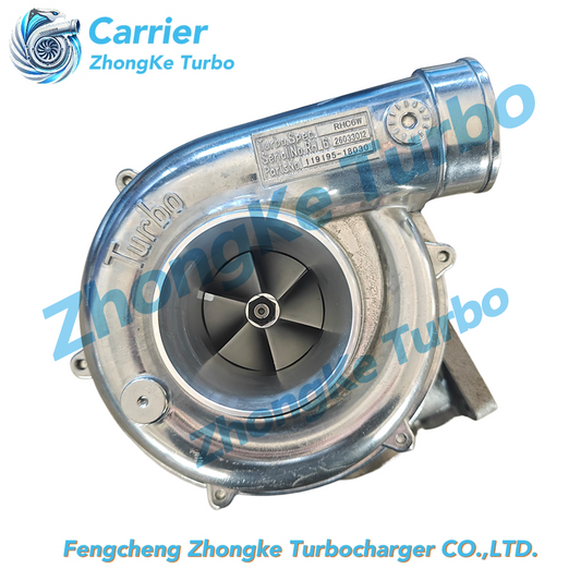 RHC61W Turbo VC240080 119195-18031 Turbocharger for Yanmar Marine With 4LH-STE Engine